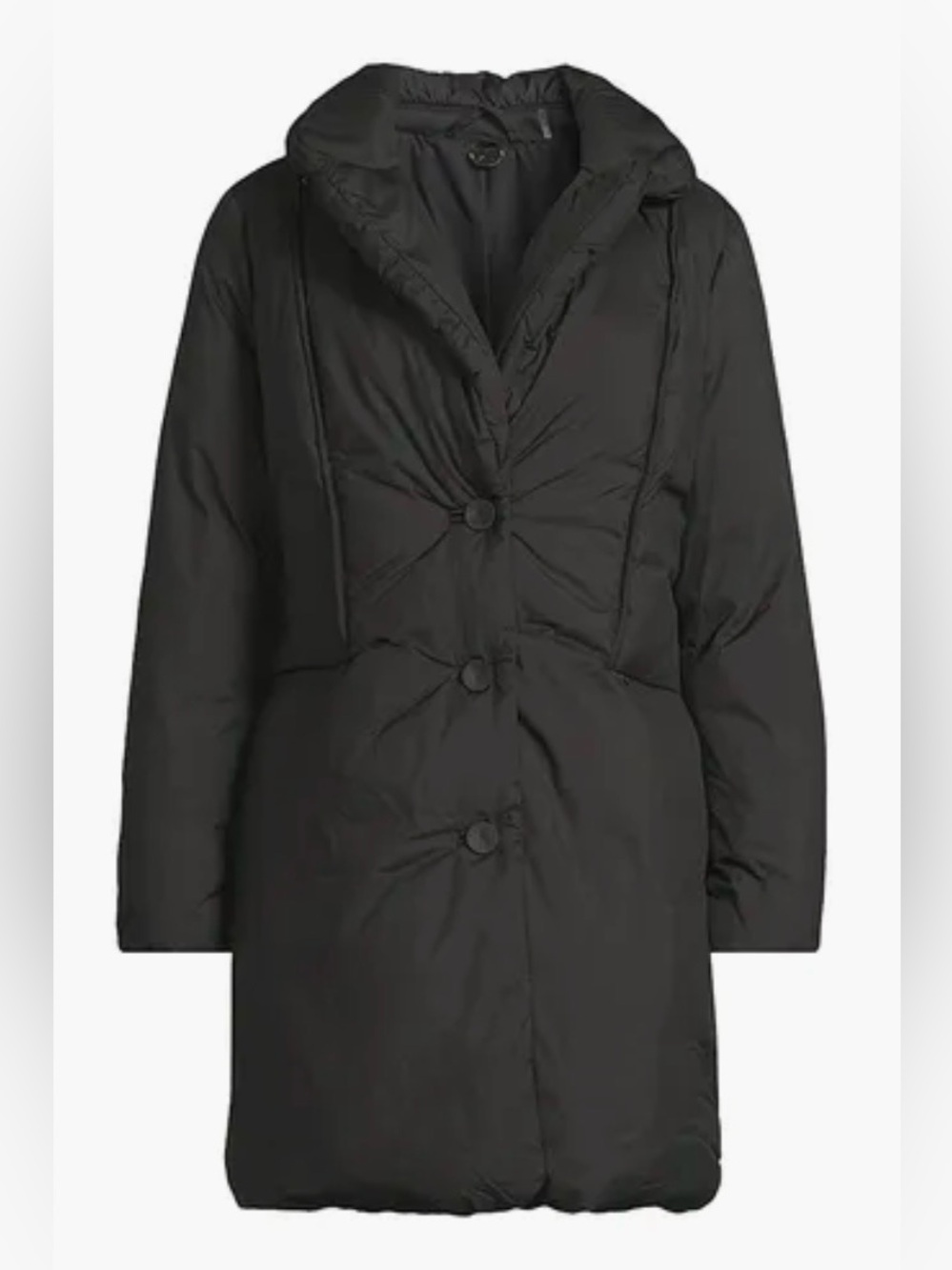 NWT. Kobi Halperin. Meg Quilted Puffer Coat. Black. Size Small.